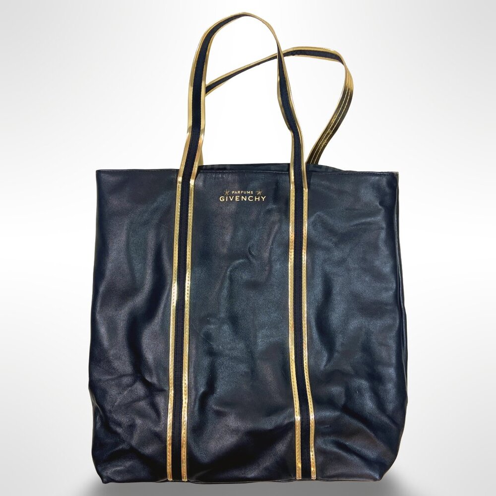 Givenchy Parfums Black and Gold Scribe Tote Bag - Elegant & Stylish